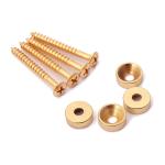 Gold Guitar Neck Joint Bushings And Bolts For Electric Guitar Pack Of 4