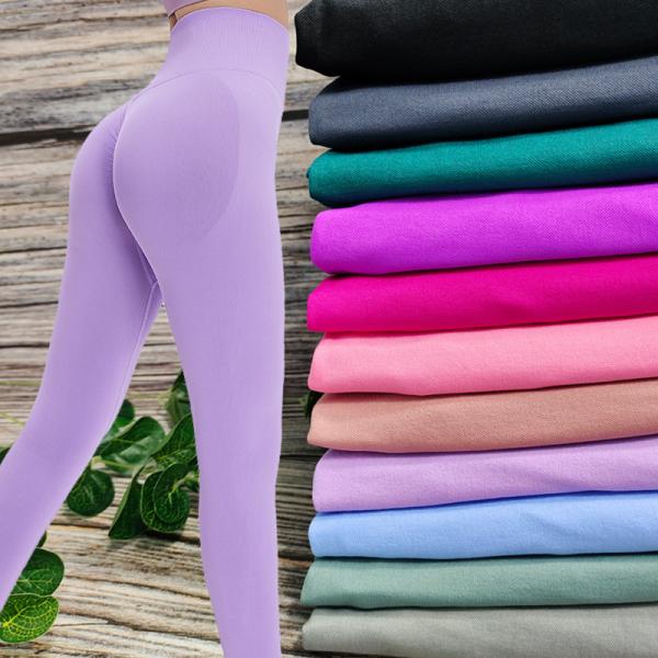 11 Colors Hip Lifting Ladies Yoga Pants Seamless Scrunch Butt Leggings
