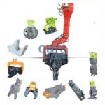 20-50 Ton Excavator Sheet Pile Hammer Construction Equipment Parts For Hyundai