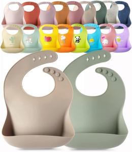 Wholesale Anti Bacterial Eco Friendly Baby Feeding Bibs Can Be Customized from china suppliers