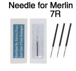 1R Permanent Makeup Eyebrow Needles / 1 Prong Round Mosaic Needle