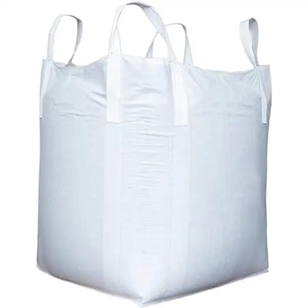 Wholesale PP Woven Jumbo 1 Ton Big Bags 1000kg Fabric Fibc Bag Bulk 1.5 Ton