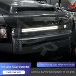 For Land Rover Defender 2020-2024 Luminous Grille Car Front Grid Strong Dynamic