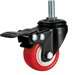 light duty 2 inch white PP caster, 2.5 inch, 3 inch PP castor, swivel PP caster