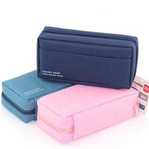 Wholesale Canvas Multi - compartments Storage Stationery Student Pencil Pouches from china suppliers