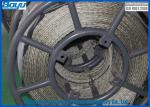 18mm 200kN Galvanized Steel Anti twist Wire Rope Conductor Stringing ROpe 12
