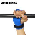 2 Holes Crossfit Pull Up Bar Hand Protection Leather Hand Wod Nation Grips