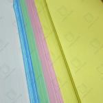 Multiple Color Ncr Carbonless Copy Paper Roll Green Pink Yellow Blue White