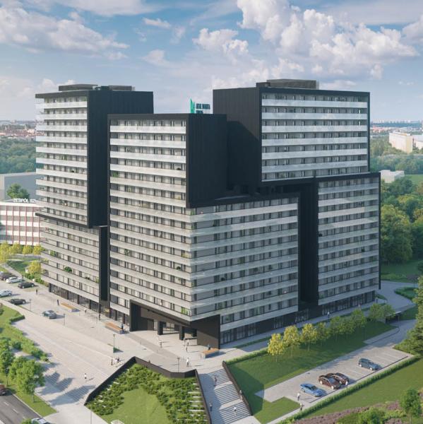 Double Triple Insulated Glass Curtain Wall Anti Condensation Concrete Curtain