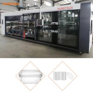 Wholesale 3KW Servo Feeding Ice Cream Cup Lid Forming Machine Thermoforming from china suppliers