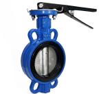 pn16 Cast Ductile Iron Wafer Lug butterfly valve Electric Pneumatic Aluminium