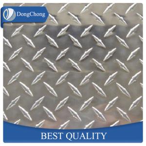 Wholesale 4mm Diamond Aluminum Sheet , Anti Skid Aluminum Checkered Sheet Vehicle Floor from china suppliers