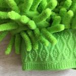 House keeping washing absorb mitt 100% polyester microfiber mitt gloves