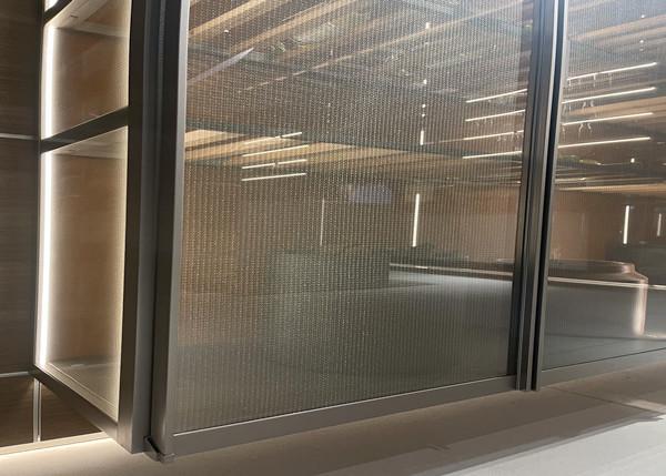 Tailormade Metal Coated Glass Laminate Door / Customized Metal Coated Glass