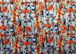 240GSM 94 Percent Polyester Velboa Fabric Warp Kintting Printed For Lady'S Dress