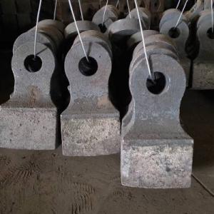 Wholesale ZG120Mn13Cr2 Castings And Forgings Hammer Crusher Parts High Chrome Hammer Head from china suppliers