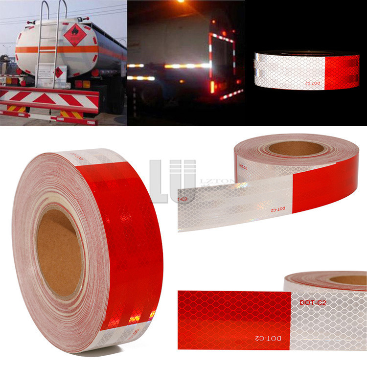 Diamond Grade Mirco Prismatic Car Accessories Reflect Warning Yellow Safety Reflector Sticker Roll Reflective Tape For Truck