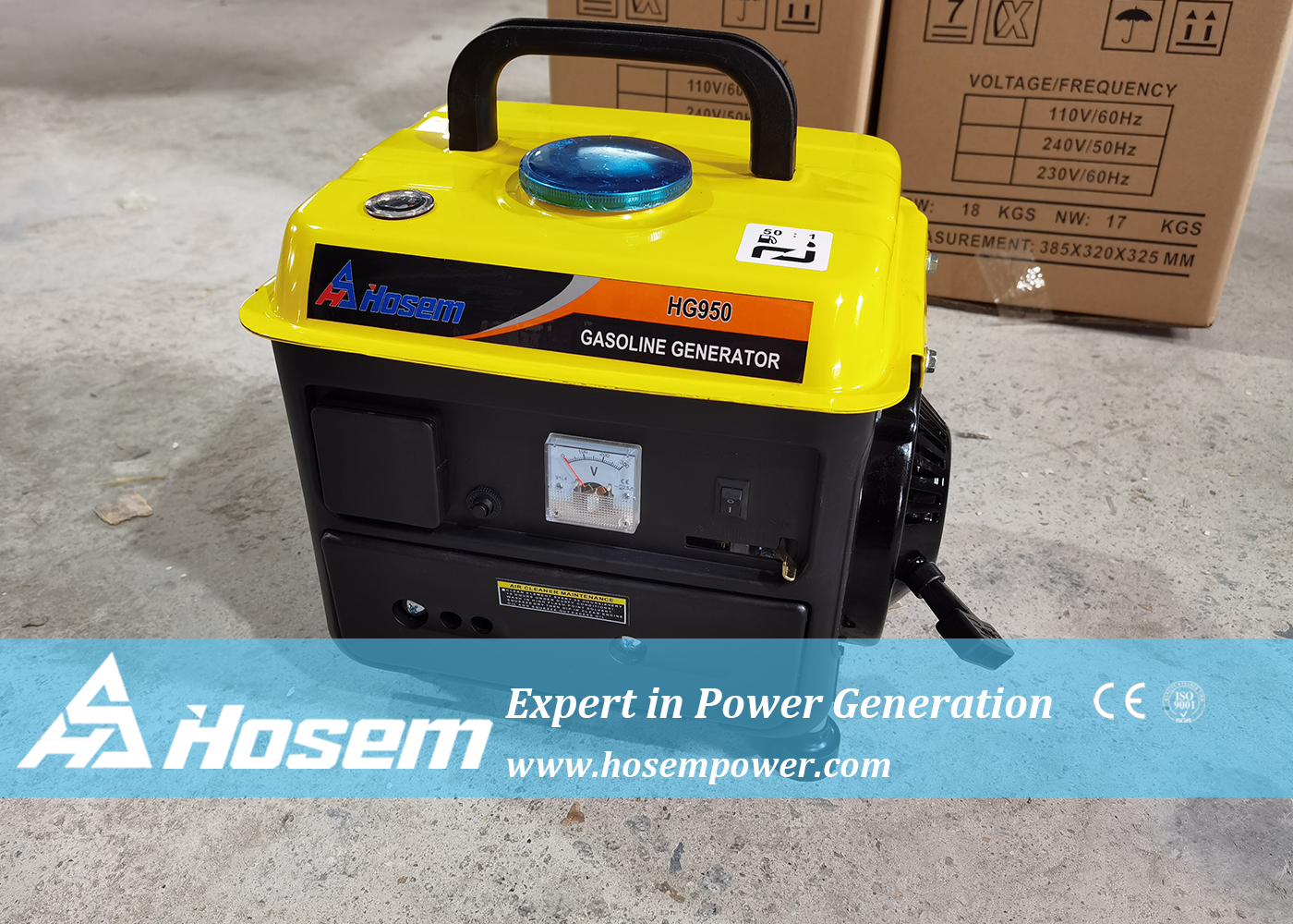 650W Gasoline Generator, Portable Generator 0.65kW Petrol Generator