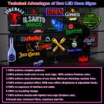 Satom Wholsale Factory Energy Drink Beverage Neon Sign Led