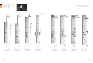 Wholesale Stainless Steel Bathroom Shower Panel System With Rain Shower Head from china suppliers