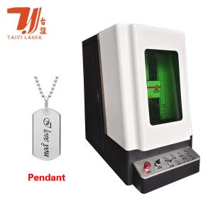Wholesale AC220V 1064nm Fiber Laser Marking Machine 7000mm/s For Jewelry from china suppliers
