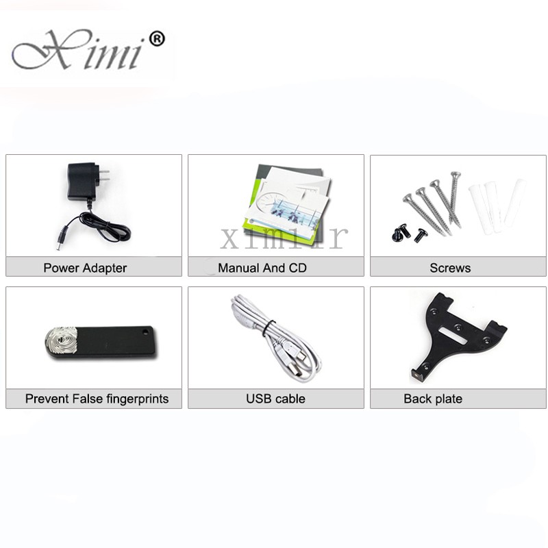 ZK U260 Fingerprint Time Attendance System With RFID Card Reader TCP/IP Webserver Biometric Time Recording Time Attendance Clock