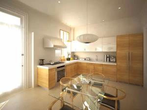 Wholesale Wood grain MFC kitchen cabinet from china suppliers