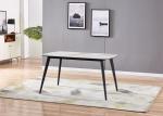 Grey Rectangle Luxury Real Natural 50kgs Marble Top Dining Table