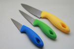 Colorful PP Handle Kitchenware Knife Set Of 3pieces For Kitchen Knife