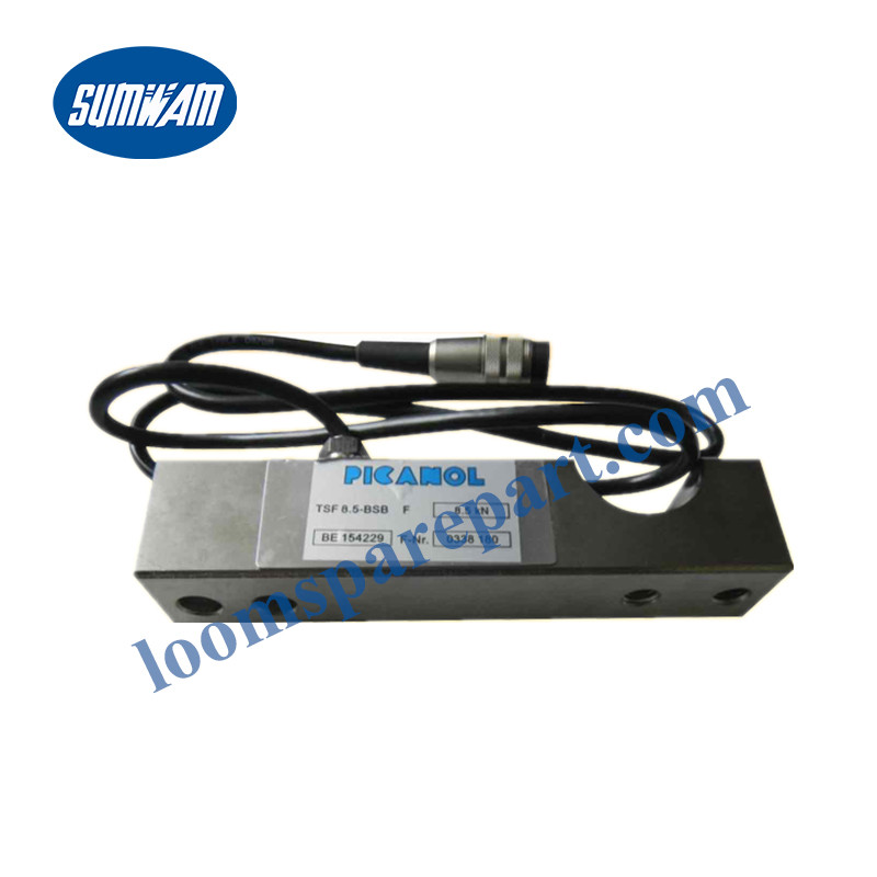 Warp yarn tension sensor for a textile machine Picanol GTM BE154229