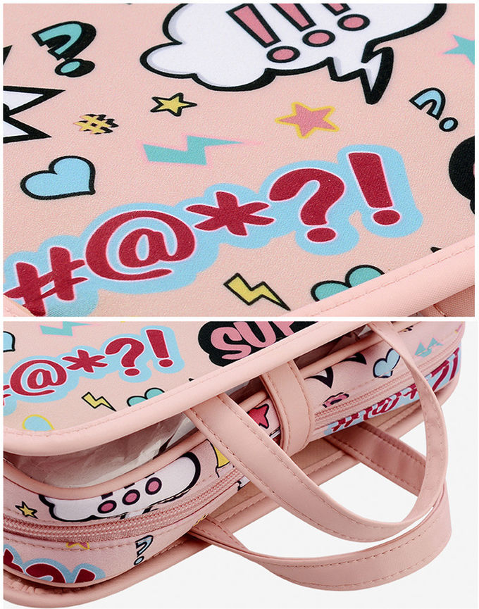 Multi Pocket Cute Cartoon Pattern Travel Toiletry Bag