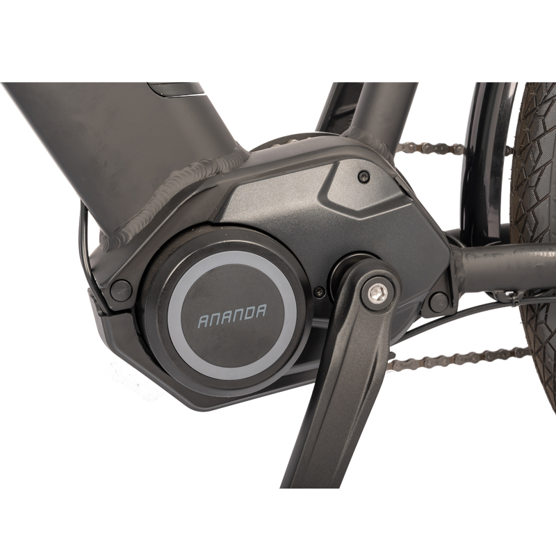 ANANDA 36v 250w Mid Drive Motor Electric City Bike with Aluminum Alloy Frame and Disc Brake