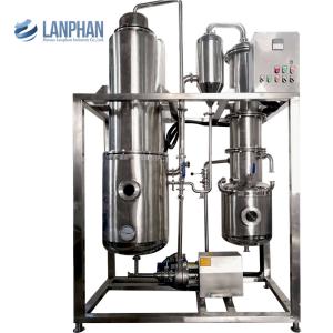 Wholesale 5kg/H Single Effect FFE Evaporator Lab Stainless Steel Distillation CBD from china suppliers