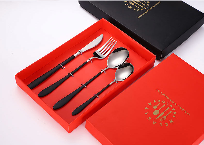 Nordic Western Kitchen Household Items 304 Stainless Steel Cutlery
