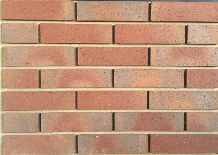 Outside Wire Cut Red Cladding Exterior Thin Brick For Building Construction
