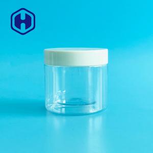 Wholesale 180ml 6oz Clear Plastic Cosmetic Jars Skincare Cream Facial Mask Gel Scrub Storage from china suppliers