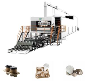 Wholesale Paper Coffee Cup Maker Fully Automatic Cup Tray Forming Machine from china suppliers