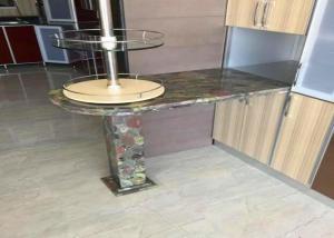 Wholesale Residencial Green Granite Countertops Kitchen Sink Countertop Top / Edges Polished from china suppliers