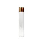 Clear Glass Preroll Tubes 120mm Length Plastic Lid Child Resistant