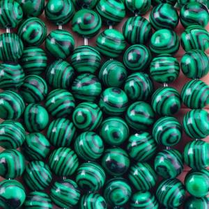 Wholesale 8mm Malachite Gemstone Beads Healing Crystal Stone Beads For Jewelry Making from china suppliers