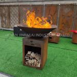 Customization Outdoor Cooking Steel Bbq Grill Corten Steel Fire Bowl 1000mm