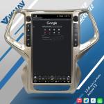 Car 2014 2018 Jeep Grand Cherokee Radio Replacement Auto Stereo 13.6 Inch OEM