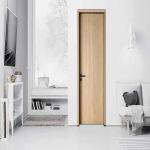 Interior Simple Modern MDF Melamine Wooden Door For Bathroom
