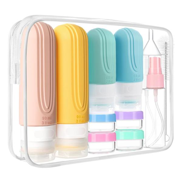 Foldable Silicone Travel Bottle with Customizable Logo and Easy To Clean Design for Hassle-Free Travel