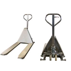 Wholesale Manual Portable Scissor Pallet Truck Single Piston Stainless Pallet Truck from china suppliers