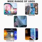 Customizable Glass Curtain Wall LED Display Film 3840Hz Refresh Rate Energy