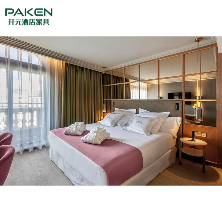 Bedroom Furniture 5 Star Hotel Solid Wood Full Sets