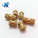 Customize male female copper CNC parts round thumb stud brass blind self