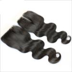 No Tangle Body Wave Curly Human Hair Wigs Closure Brazilian Virgin Hair For