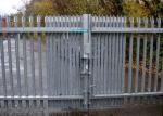 D Section Steel Palisade Fencing , RAL9016 4ft Palisade Fencing